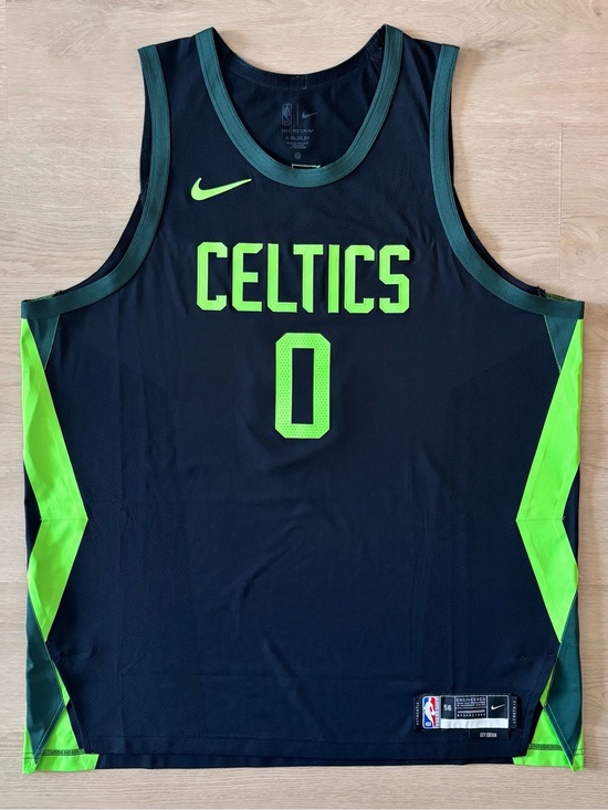Nike Other - Authentic Jayson Tatum Boston Celtics Jersey Nike NBA City Edition 56 2XL